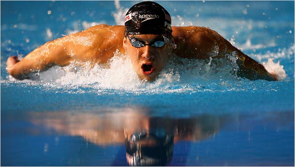 ورزشکار حرفه ای در ورزش شنا